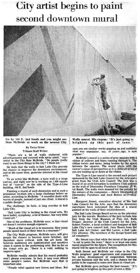 mcbride's mural story