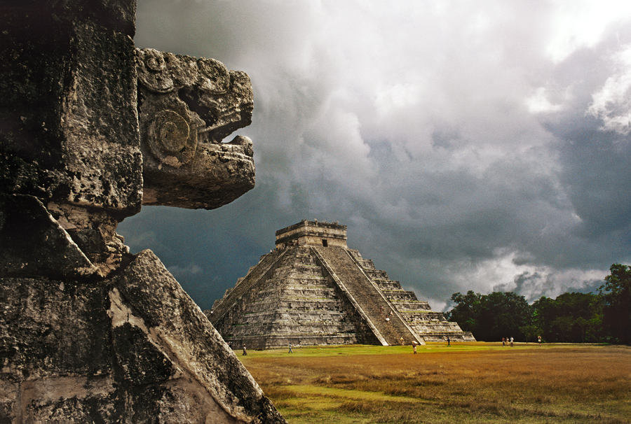 view from the ball court